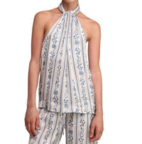 Sabina Musayev - Courtney Patterned Halter Top