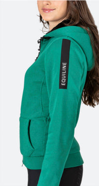 GREEN PEPPER WOMAN’S FULL ZIP HOODY SWEATSHIRT