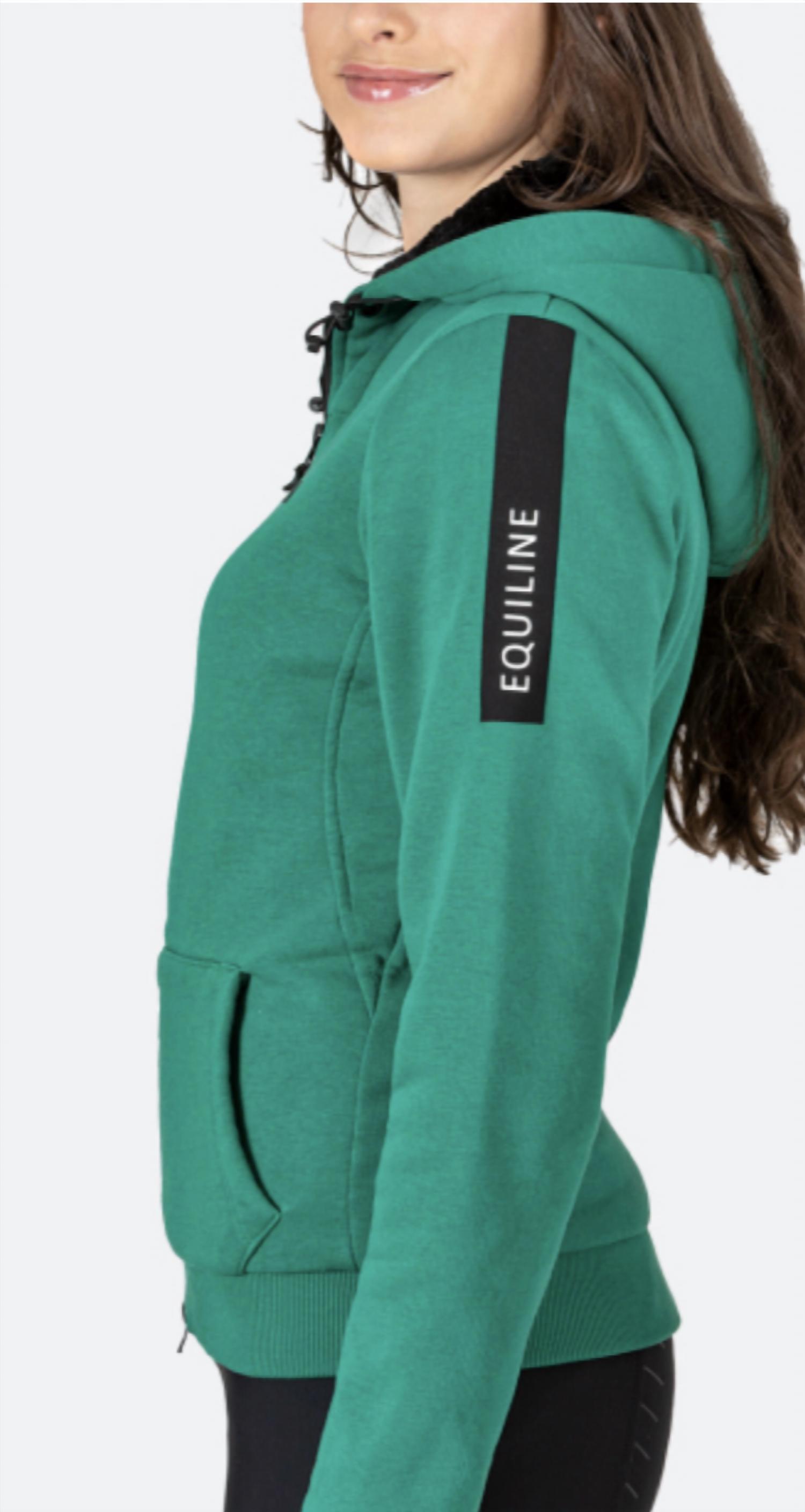 GREEN PEPPER WOMAN’S FULL ZIP HOODY SWEATSHIRT