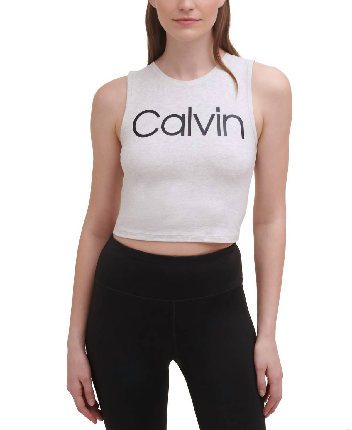 Calvin Klein - Performance Cropped Logo Top