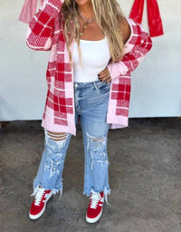 Blakely - Plaid Cloud Cardigan