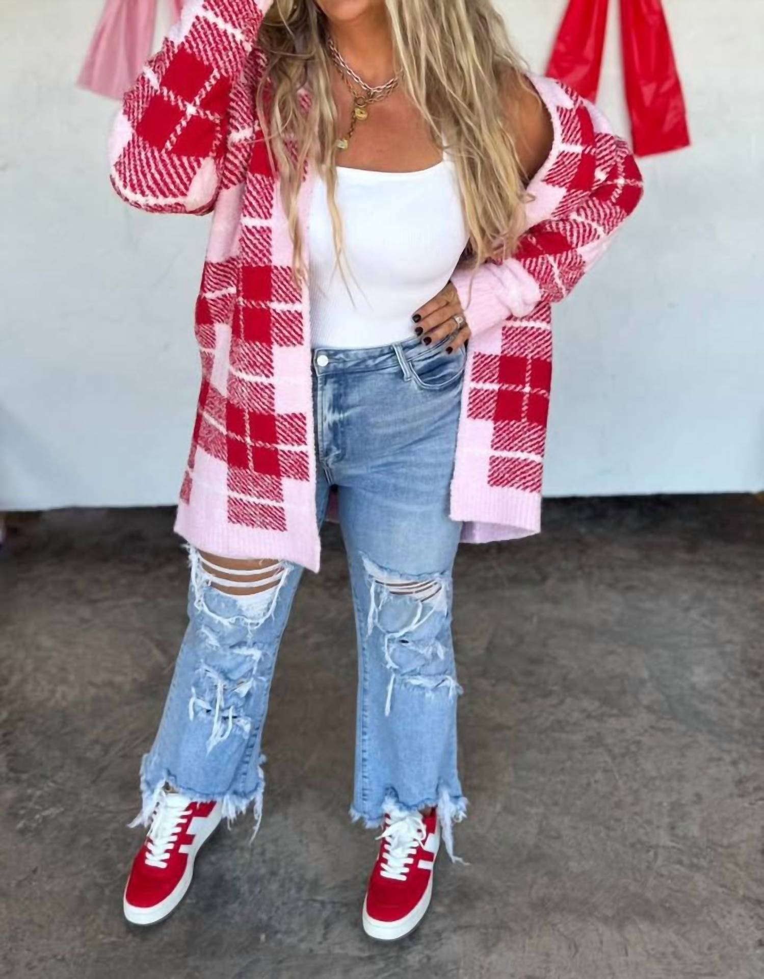 Blakely - Plaid Cloud Cardigan