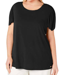 Calvin Klein - Women's Sweater Knit Trim Top - Plus