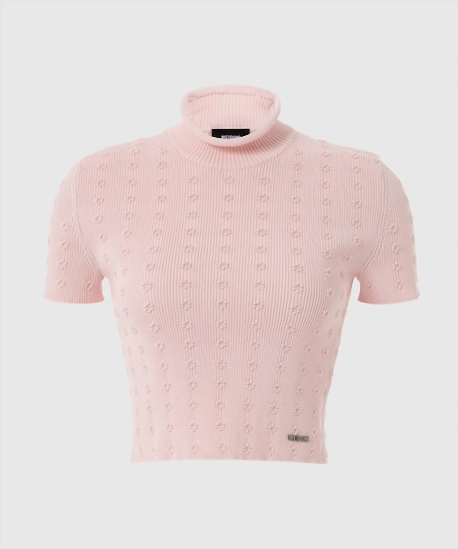 We11Done - Floral Knit T-shirt