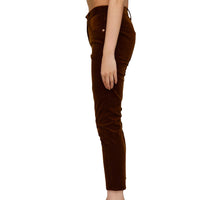 Moussy Lyndon Corduroy Skinny Jean in camel - women's jeans - detail view