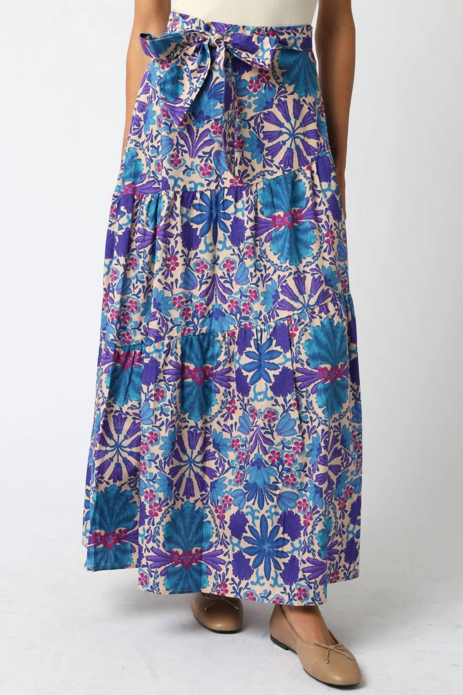 Olivaceous - Celie Maxi Skirt