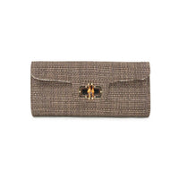 Bc Handbags - Women's Bamboo Buckle Clutch