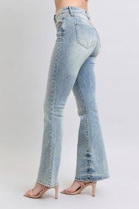 Judy Blue - Pin Tac Detail Flare Jeans