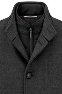 Bugatti - Men's Straight Fit With A Classic Collar Coat