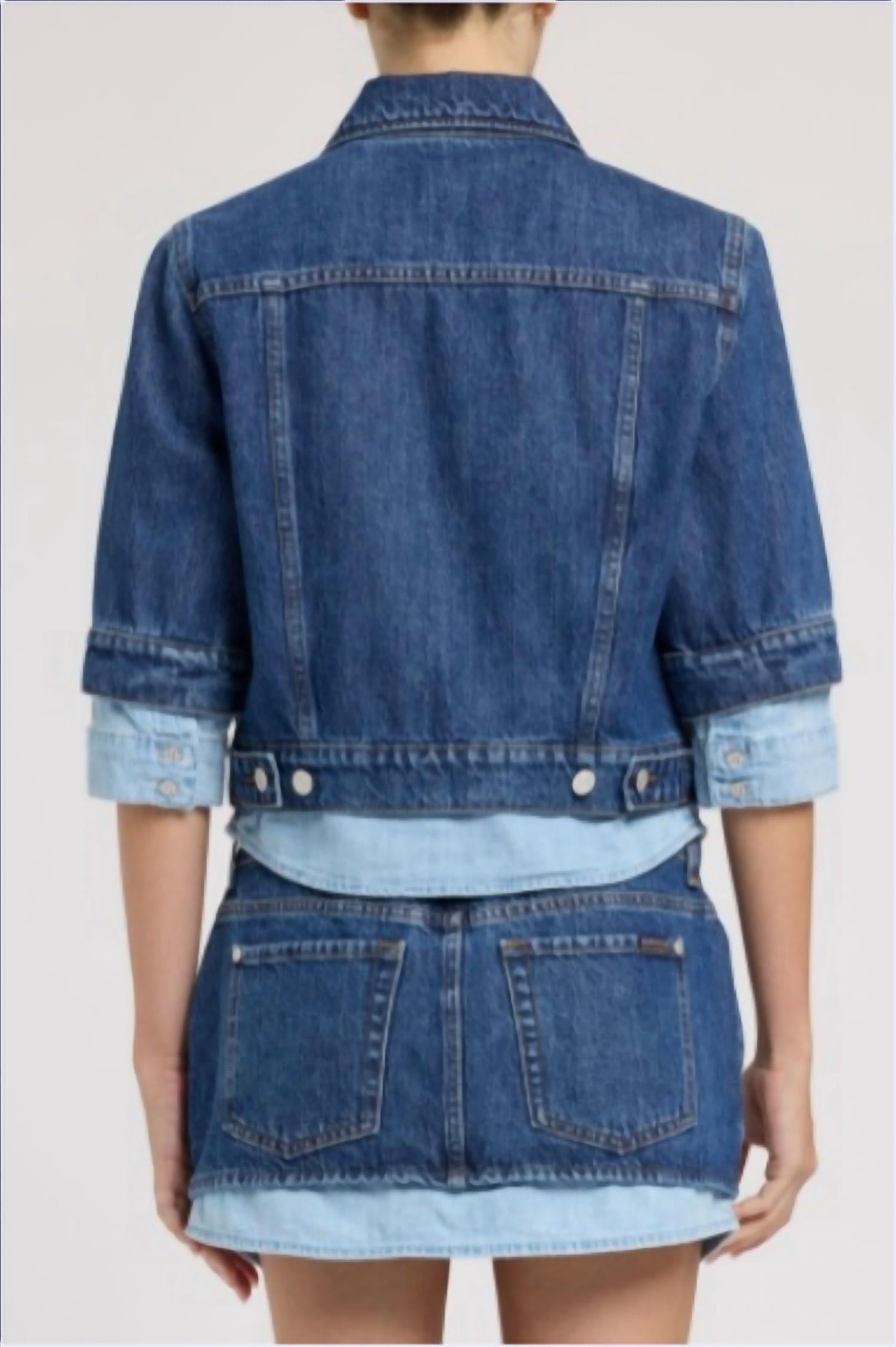 7 For All Mankind - Double Layer Trucker Jacket