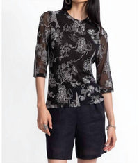 Johnny Was - KAIA MESH TEE LOUISE