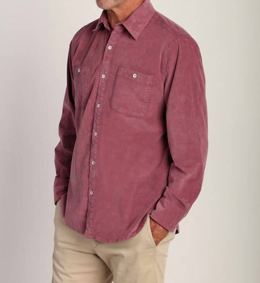 True Grit - Cozy Cut Cord Work Shirt