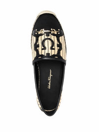 Salvatore Ferragamo - Women's Logo Embroidered Espadrilles
