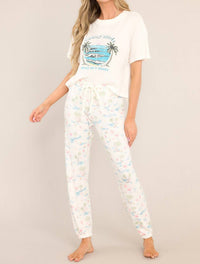 Z Supply Vacay Mode Tee in cloud dancer - women's t-shirt - view 4