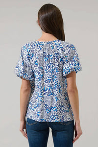 Sugarlips - Shaun Puff Sleeve Blouse