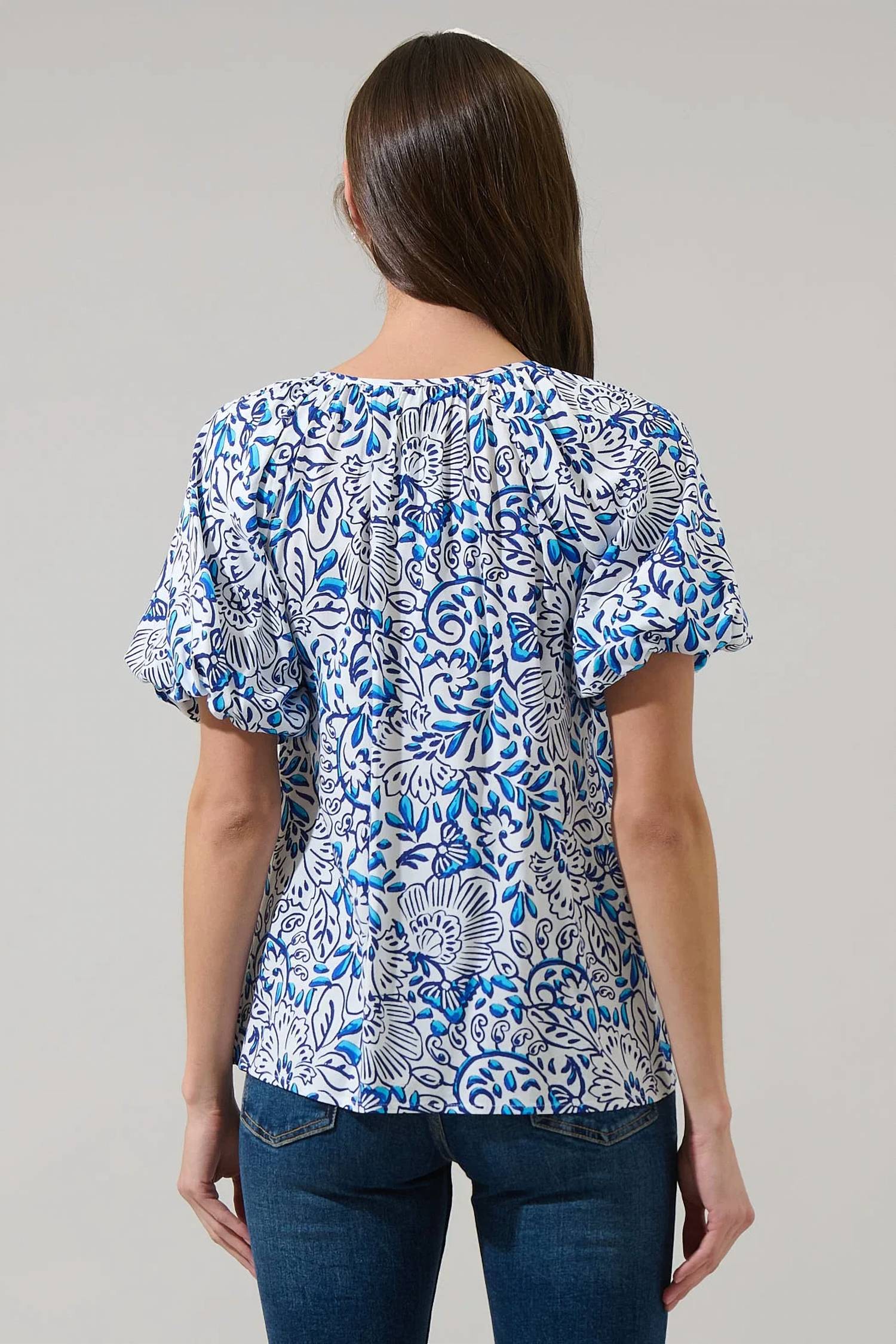 Sugarlips - Shaun Puff Sleeve Blouse