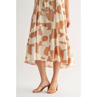 Fun 2 Fun - Abstract Midi Dress