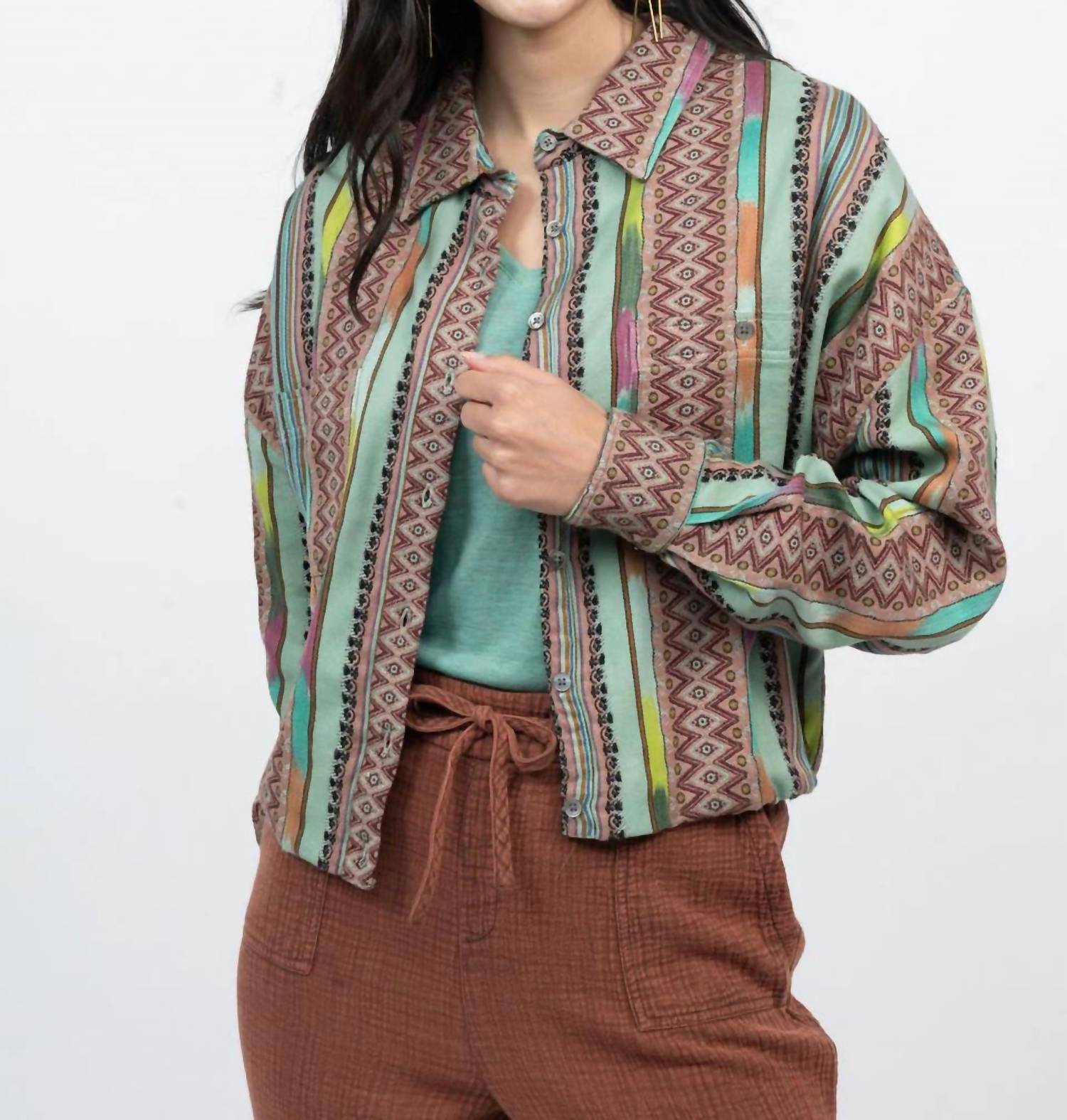 Ivy Jane - Blouson Relaxed Shacket