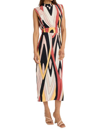 Donna Morgan - Printed Matte Jersey Maxi Dress