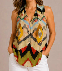 Isle By Melis Kozan - Draped Sleeveless Top
