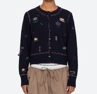 Sea - Claira Embroidered Knit Cardigan
