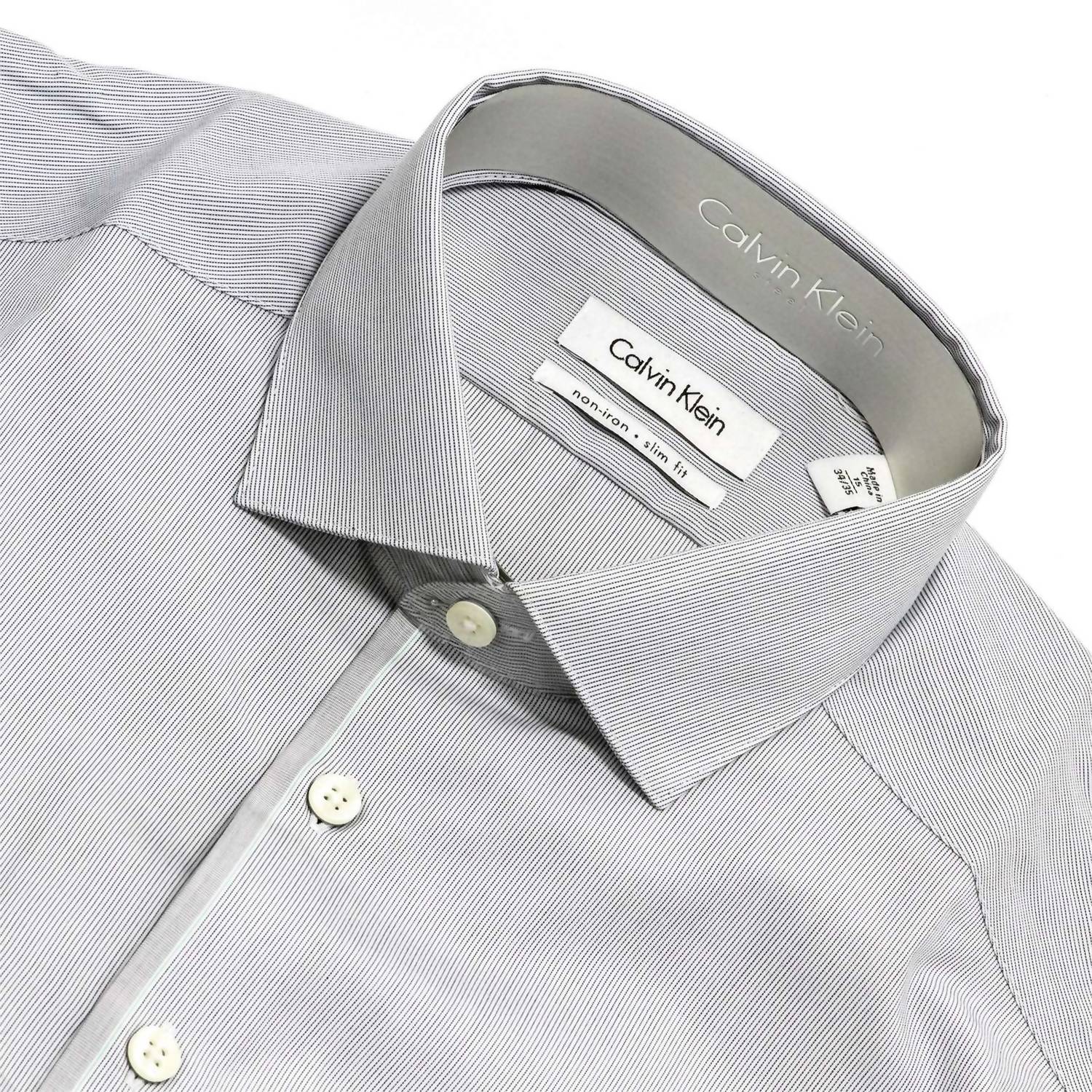 Calvin Klein - Men's Non-iron Slim Fit Dress Shirt