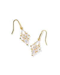 Kendra Scott Women's Abbie Crystal Drop Earrings in gold neutral mix - women's jewelry