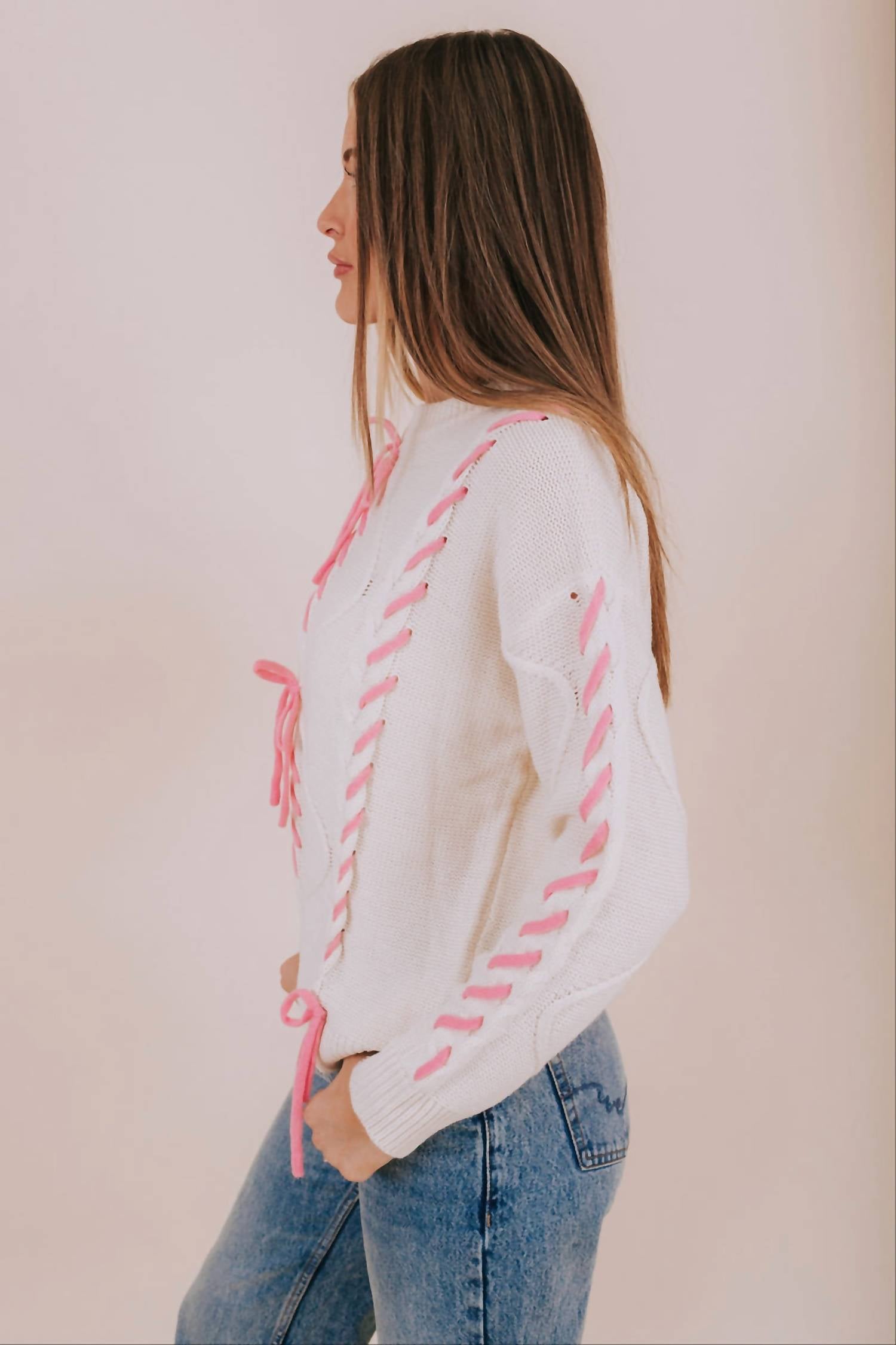 Listicle - Intertwined In Love Sweater
