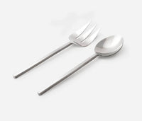 Blue Pheasant - Roland Polished Serving Spoon & Fork - Set of 2