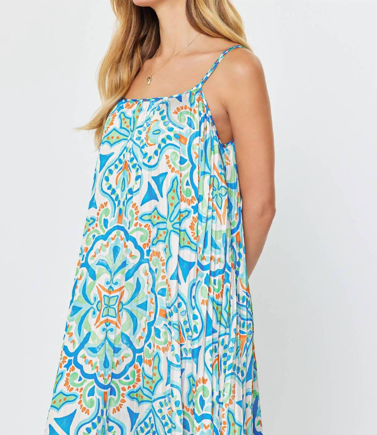 Current Air - Printed Camisole Midi Dress