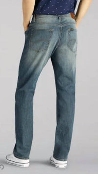 Lee Jeans - Men's Extreme Motion Mega Athletic Relaxed-fit Stretch Stackable Straight-leg Jeans