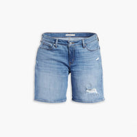 LEVI'S Mid Length Distressed Short - Plus Size in what are we - women's shorts - view 5