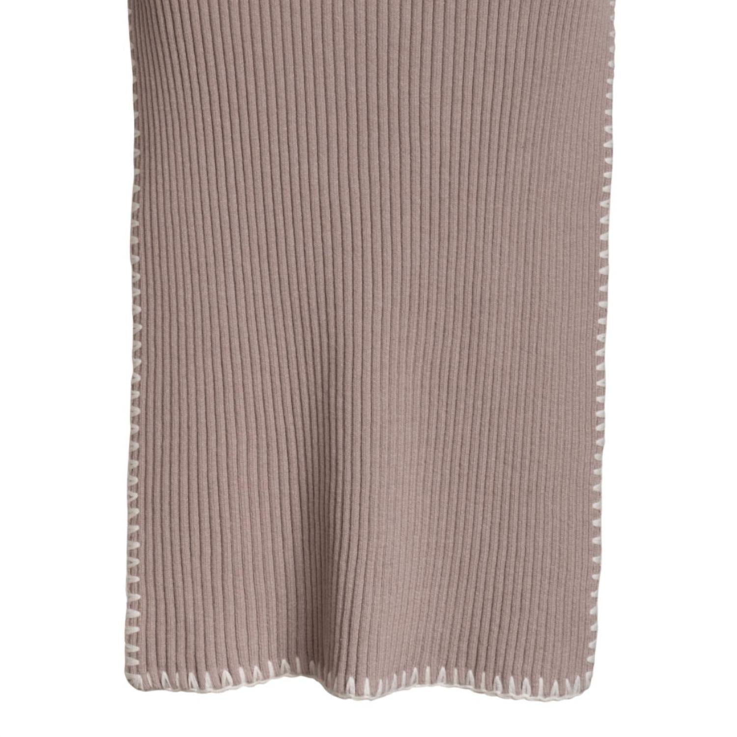 Naadam - Ribbed Embroidered Skirt