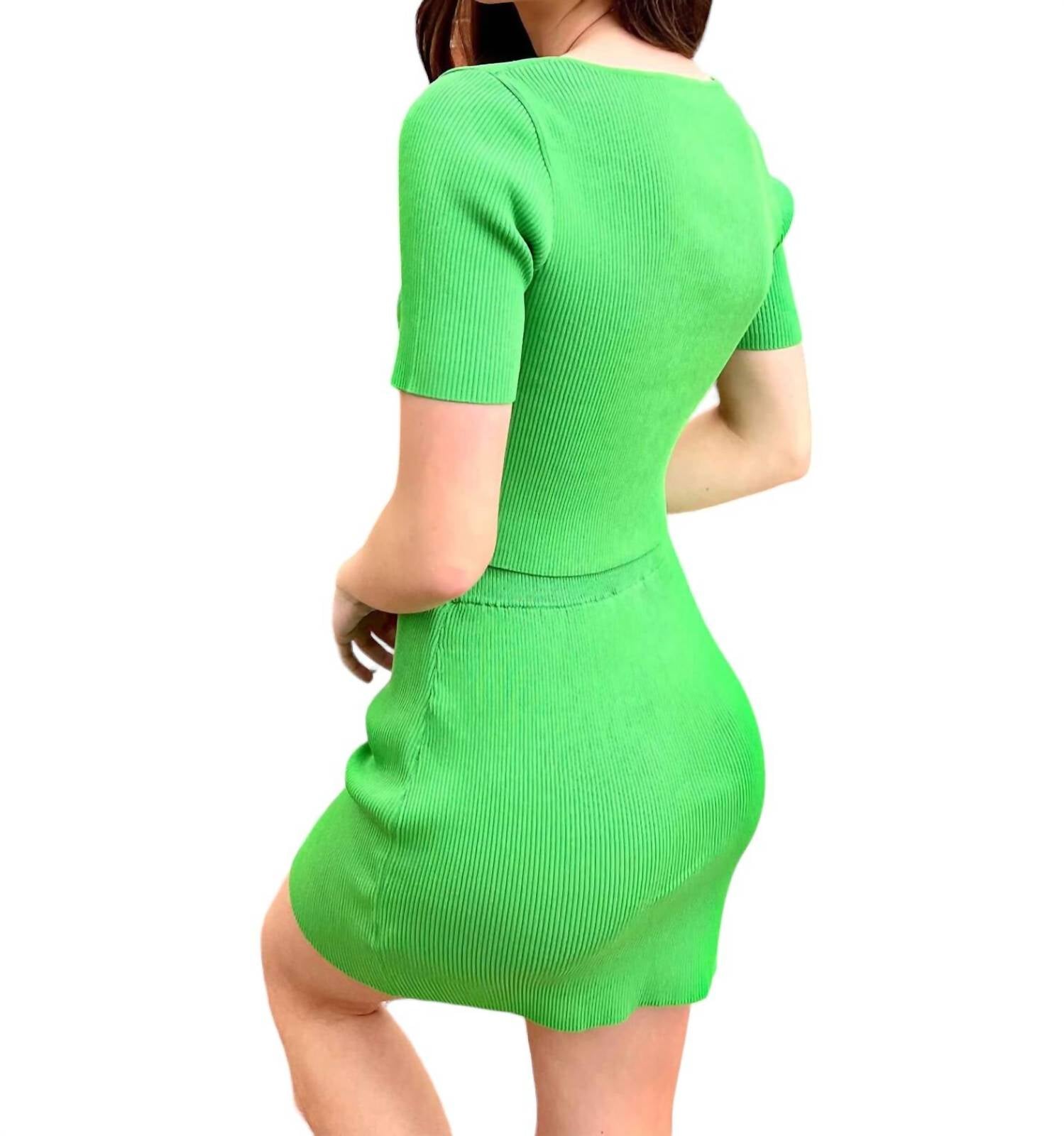 Endless Rose - Knitted Mini Skirt