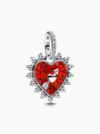 Pandora - Women's Spinnable Arrow Heart Dangle Charm