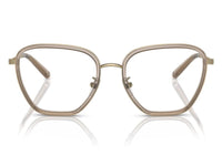 Tory Burch - Women's Transparent Square Non-polarized Eyeglasses