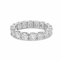 Diana M Jewels - Women's Round Lab-Grown Diamond Eternity Band (6.00 Ct) - Elegant