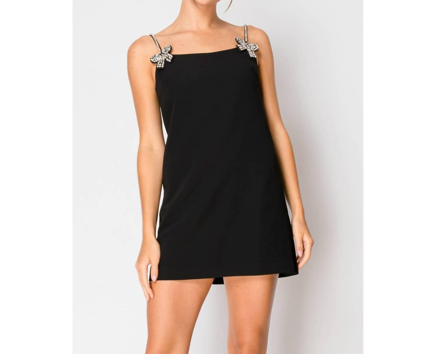 Ina Fashion - Crystal Embellished Mini Dress