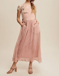 Listicle - Cotton Maxi Overall Dress