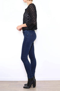 Choklate Paris - Crochet Knit Bolero Cardigan