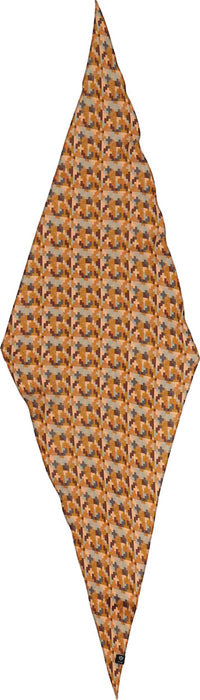 V. FRAAS Women's Mini Geo Necktie in sand - women's scarf - alternate view