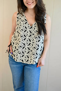 Frnch - Quarterdeck Embroidery Tank Top