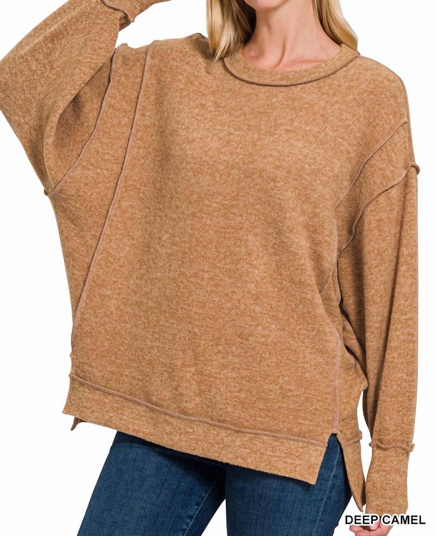 Zenana - Brushed Sweater