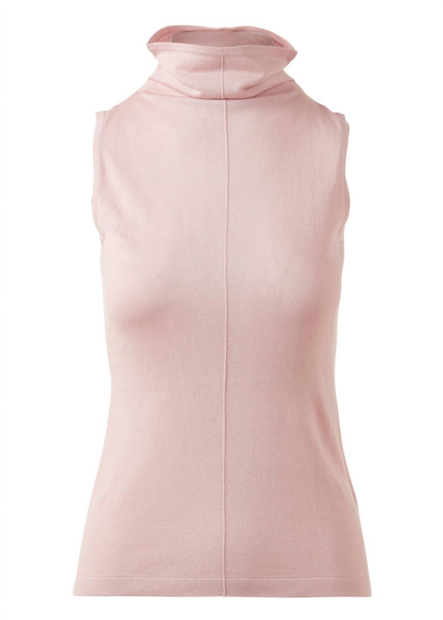 Kinross Women's Seamed Funnel Tank in ballet - women's tank top