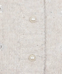 Esqualo - Filippa Feather Embellished Cardigan Sweater