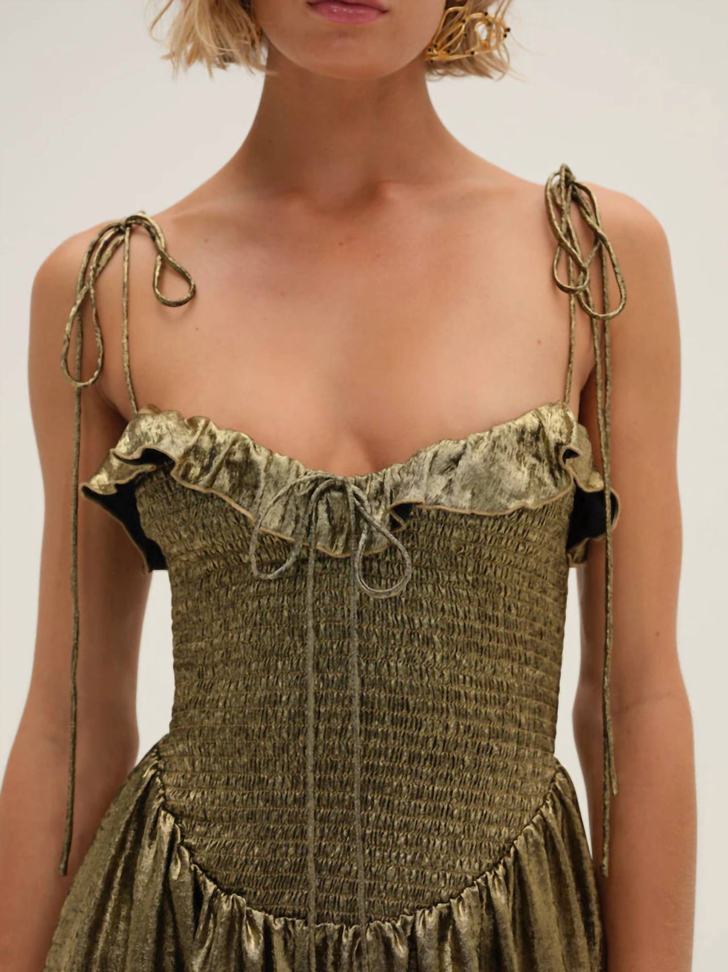 Lil Lemons By For Love And Lemons - Bethany Midi Dress