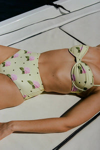 Palm Noosa Two Piece Balconette Bra With Hi Waist Bikini Bottom Set in multicolor - women's swimwear - view 4