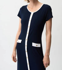 Joseph Ribkoff - Color Block Midi Dress