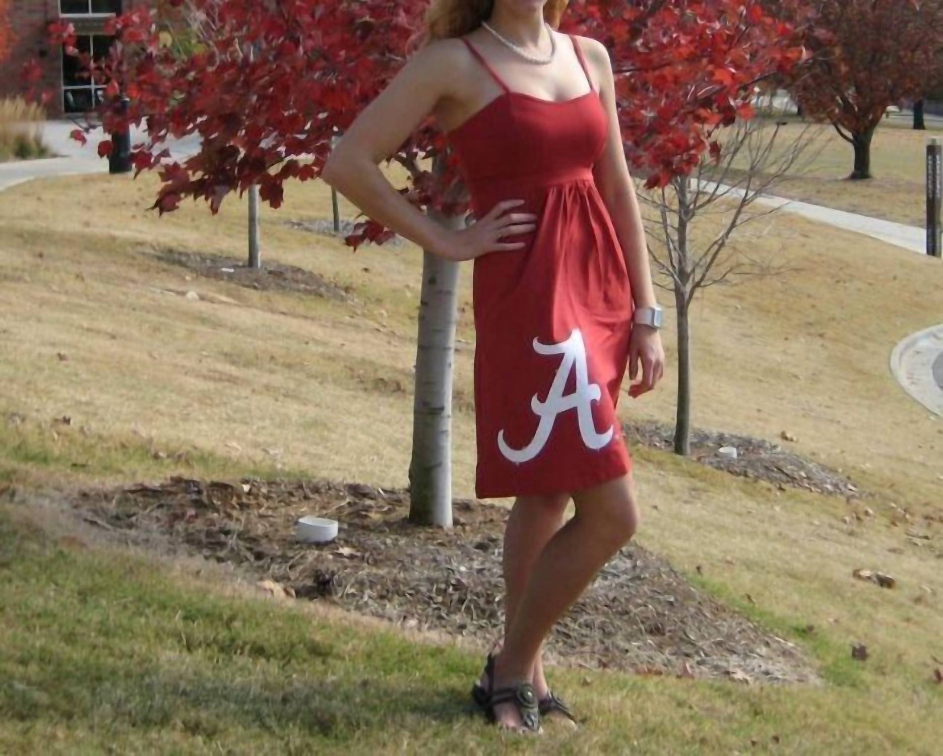 Glitter Gear - University Of Alabama Logo Swarovski Crystal Dress