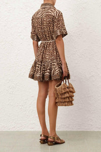 Zimmermann - Wanderlust Lantern Mini Dress